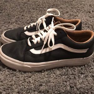 Leather Old Skool Vans
